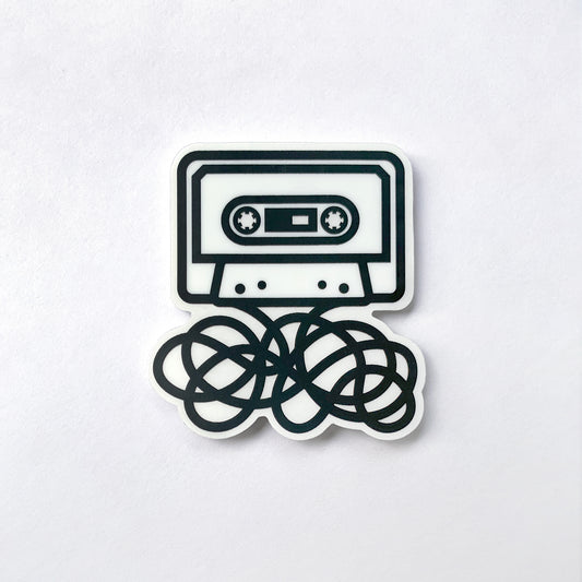 16. Cassette Tape Sticker