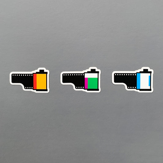 10. Film Canisters Sticker Set