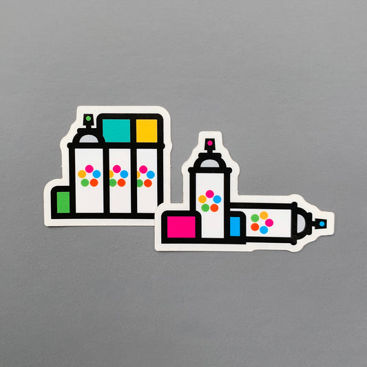 08. Spray Paint Sticker Set Sticker